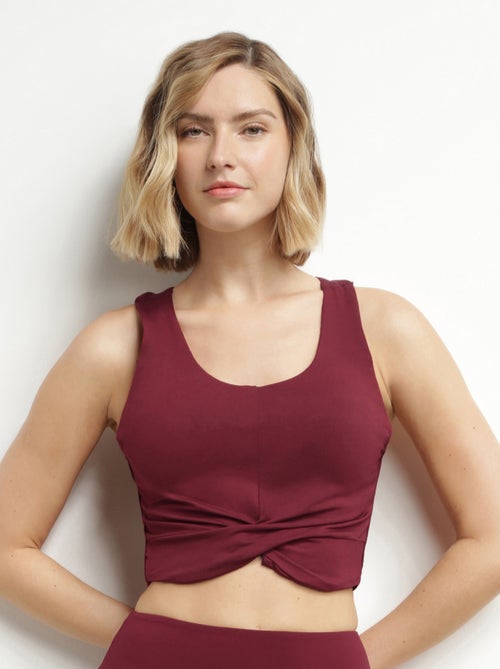 Brassière de sport torsadée Dim Move - Kiabi