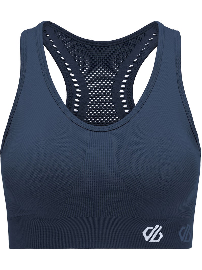 Brassière de sport unie react - dare 2b Bleu marine - Kiabi