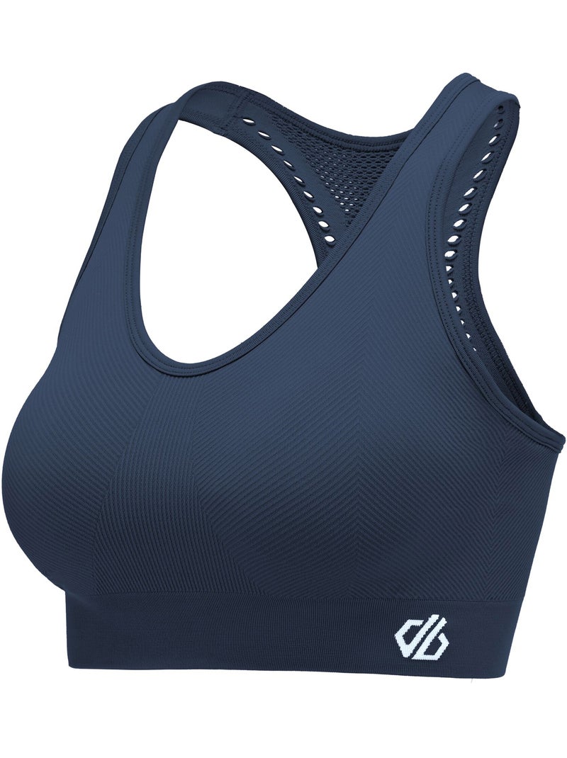 Brassière de sport unie react - dare 2b Bleu marine - Kiabi