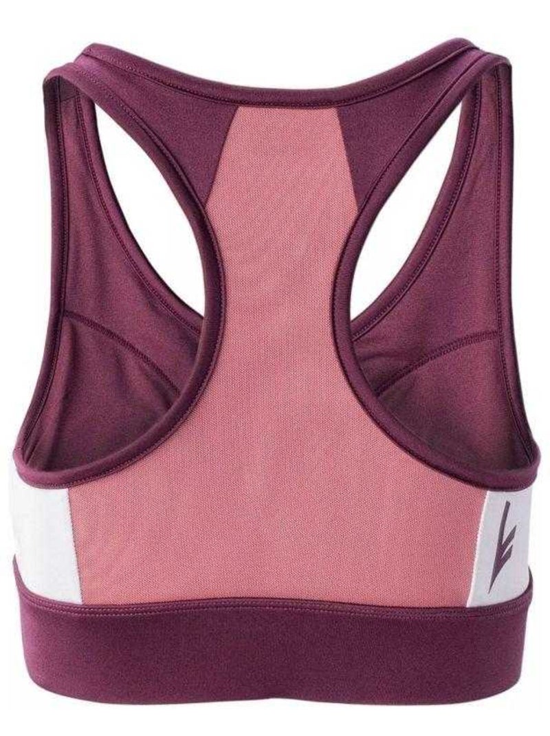 Brassière de sport usle - hi-tec Violet clair - Kiabi