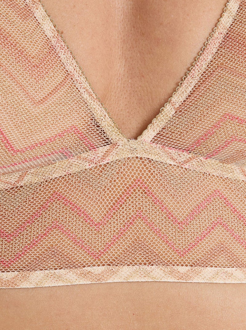 Brassière dentelle Happy - RougeGorge Lingerie Rose - Kiabi