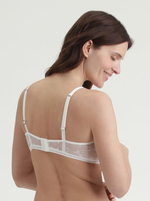 Brassière dentelle sans armatures Bloom - Kiabi