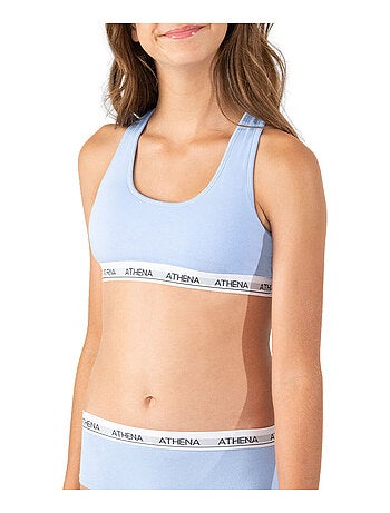 Brassière dos nageur Coton Ultra Doux Athena Fille