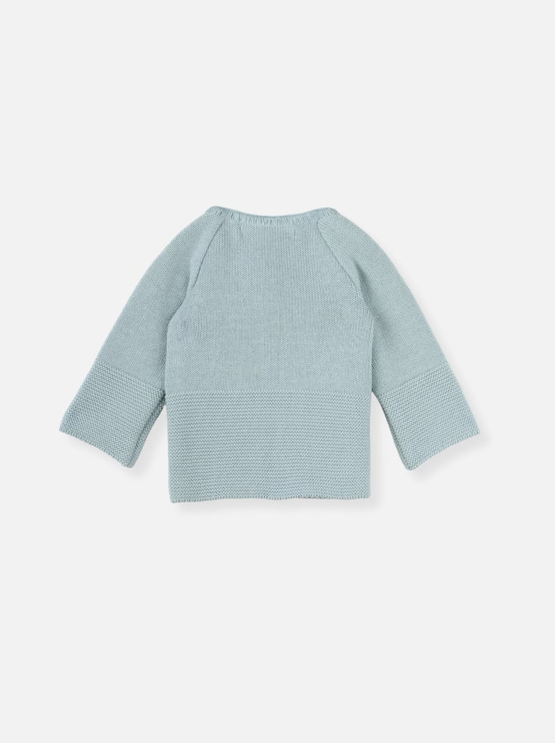Brassière double maille en coton - Petits Chats Vert - Kiabi