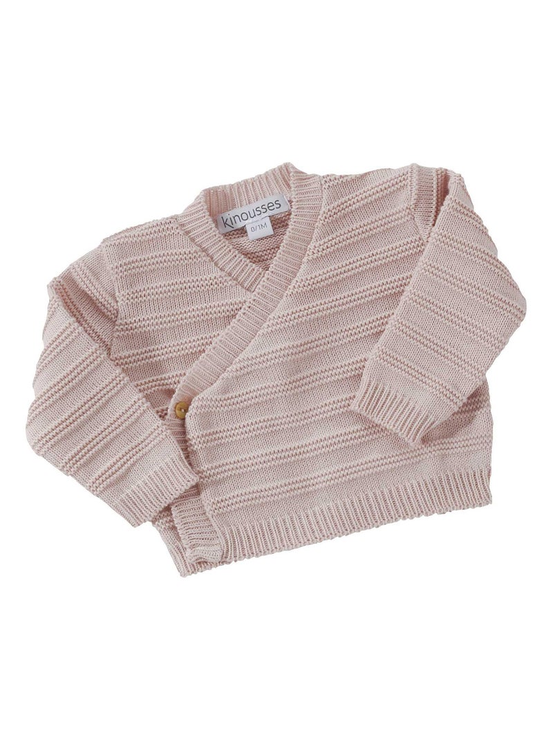 Brassière en coton Bio pour bébé Rose - Kiabi