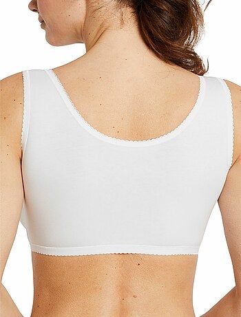 Brassière en coton extensible