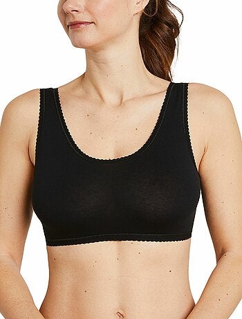 Brassière en coton extensible