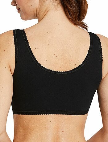 Brassière en coton extensible