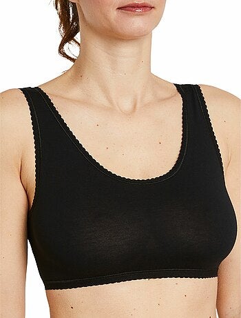 Brassière en coton extensible