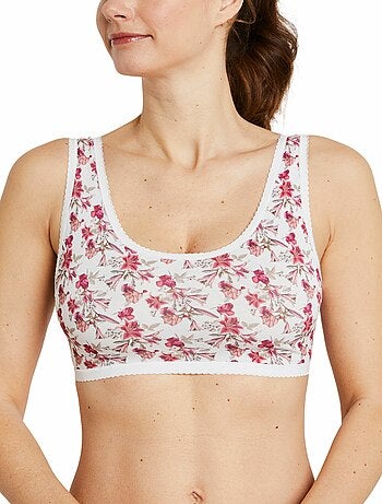 Brassière en coton extensible