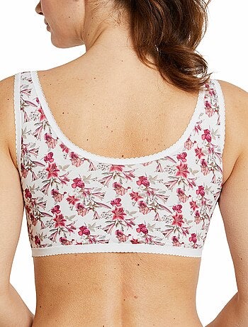 Brassière en coton extensible