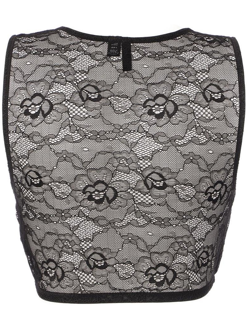 Brassière en Dentelle Femme Vero Moda Noir - Kiabi