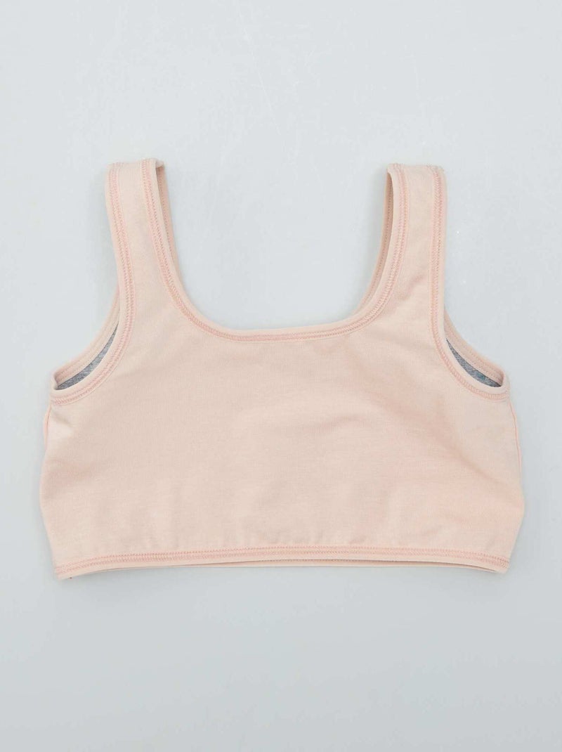 Brassière en jersey - collection facile à enfiler Gris - Kiabi