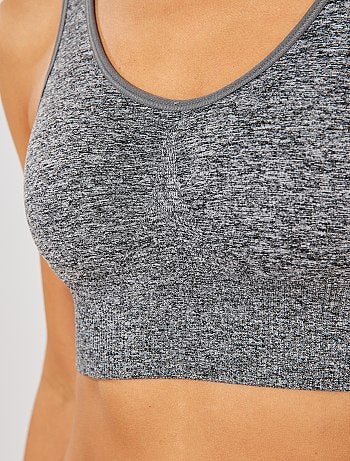 Brassière en microfibre sans coutures - Kiabi