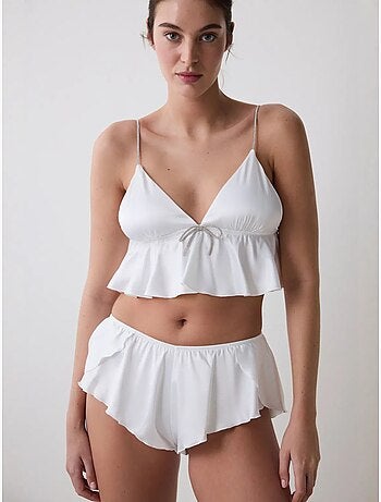 Brassière en satin penti