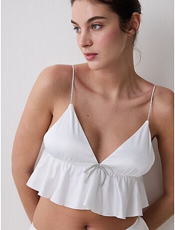 Brassière en satin penti