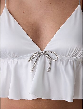 Brassière en satin penti