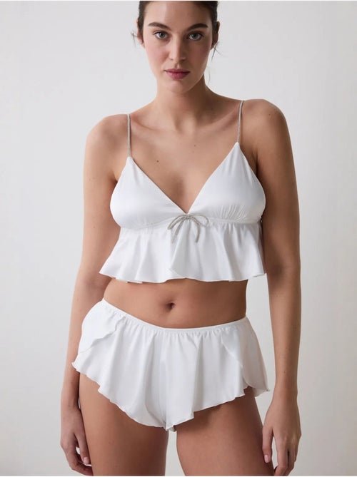 Brassière en satin penti - Kiabi Brassière en satin penti - Kiabi