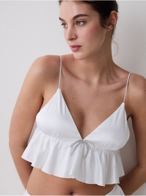 Brassière en satin penti - Kiabi Brassière en satin penti - Kiabi