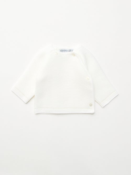 Brassière en tricot 'La manufacture de Layette' - Kiabi