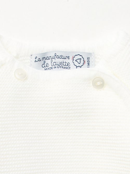 Brassière en tricot 'La manufacture de Layette' - Kiabi