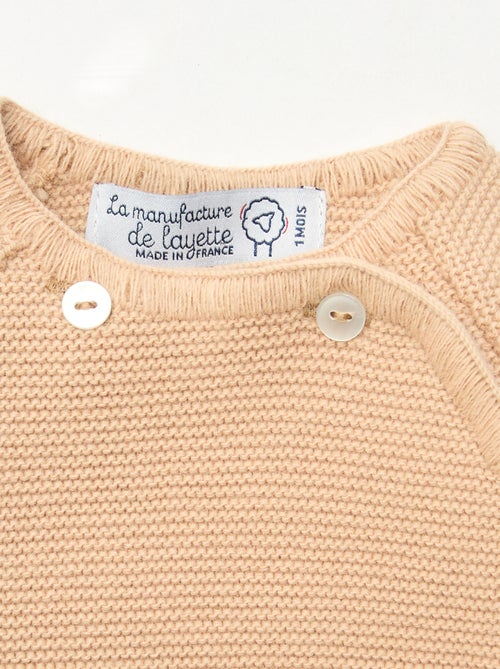 Brassière en tricot 'La manufacture de Layette' - Kiabi