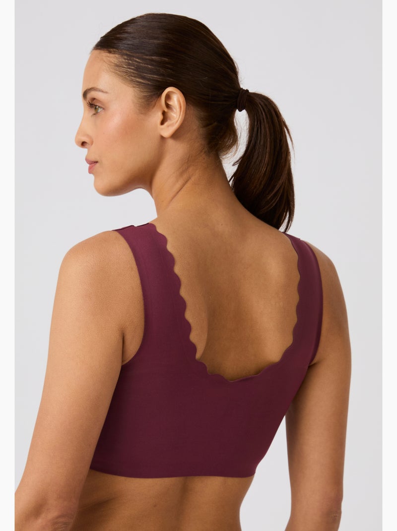 Brassière EXTREME STRETCH - Damart Bordeaux - Kiabi