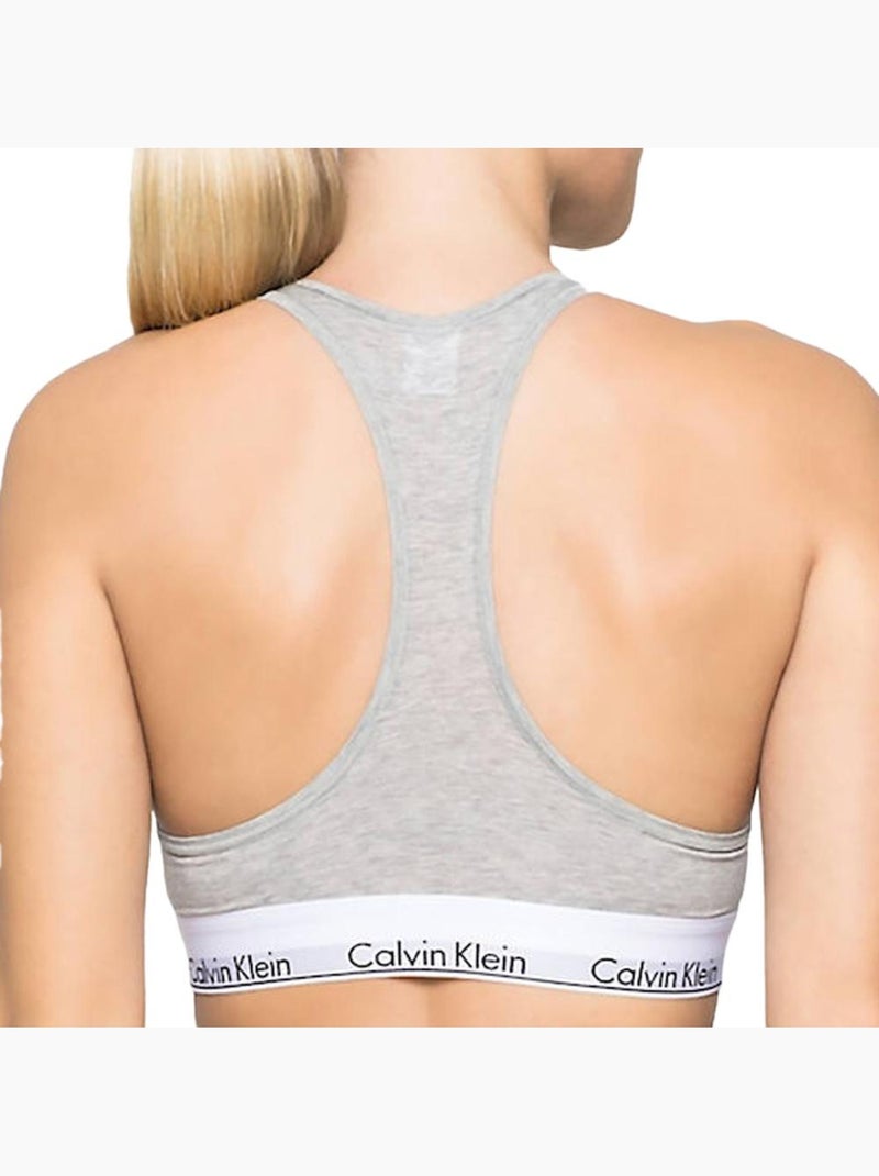 Brassière Femme Calvin Klein Jeans Gris Argenté - Kiabi