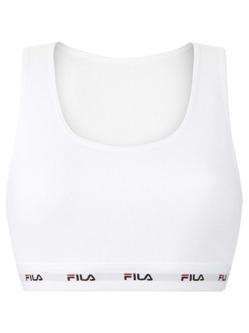 Brassière femme en coton FU6157 Fila Blanc - Kiabi