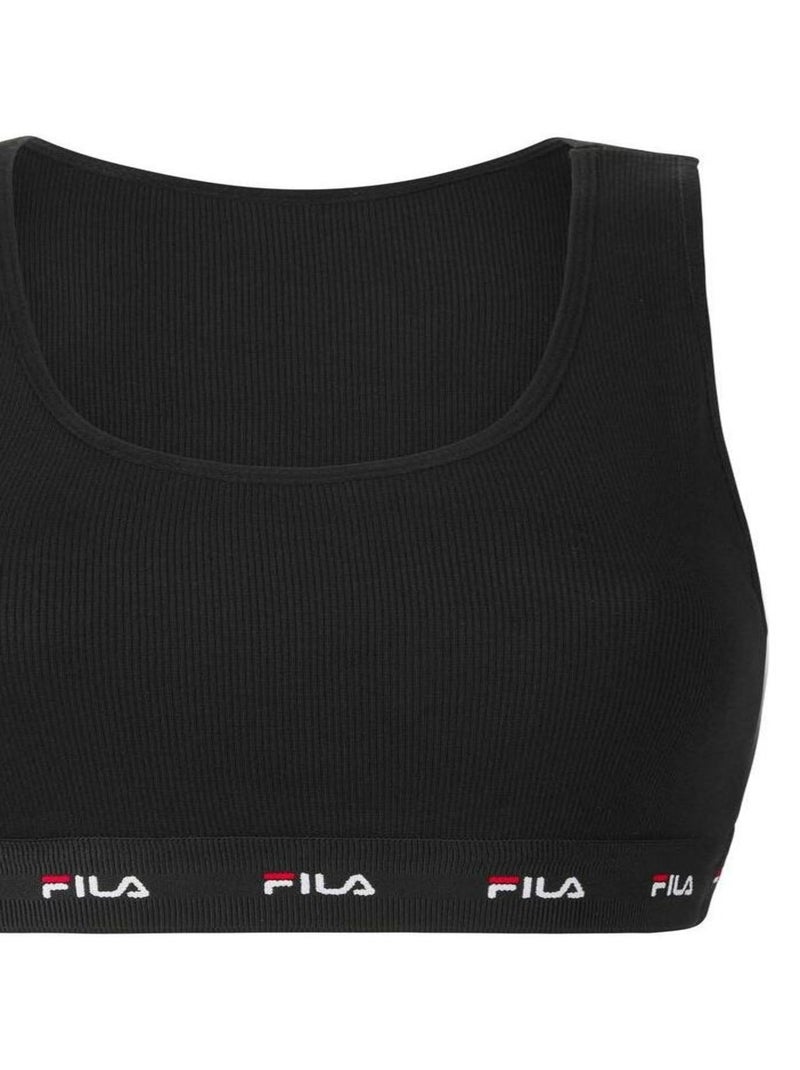 Brassière femme en coton FU6157 Fila Noir - Kiabi
