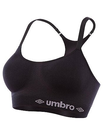 Brassière femme sans couture Noir Umbro