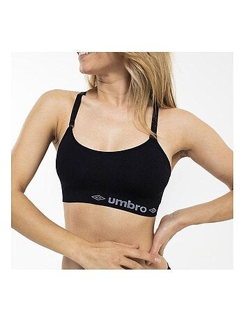Brassière femme sans couture Noir Umbro
