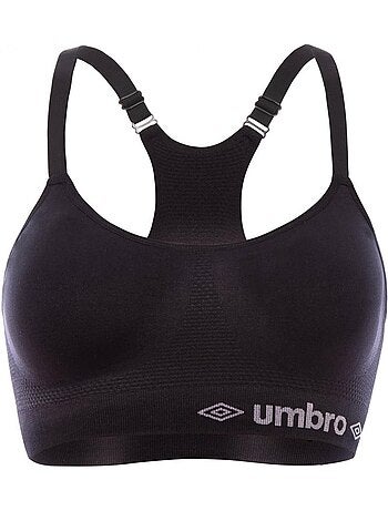 Brassière femme sans couture Noir Umbro