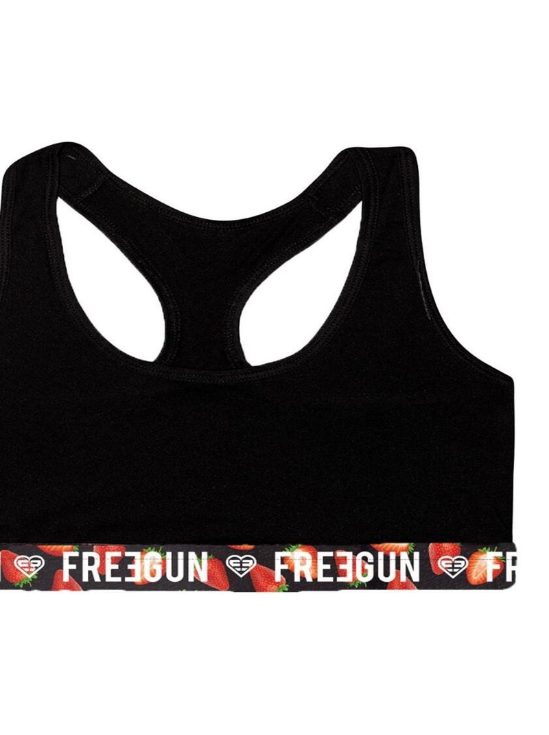 Brassière fille Best Of Anniversary Strawberry Freegun Noir - Kiabi