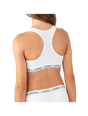 Brassière dos nageur Coton Ultra Doux Athena Fille