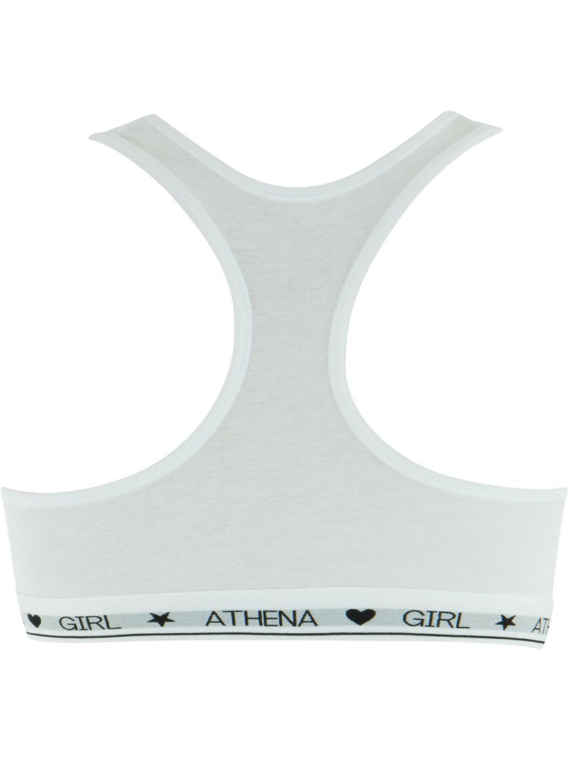 Brassière fille coton ultra doux athena fille Blanc - Kiabi