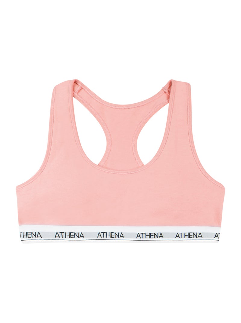 Brassière fille Coton Ultra Doux Athena Rose pastel - Kiabi