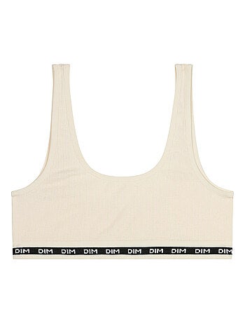 Brassière fille en tissu côtelé Icons Seamless