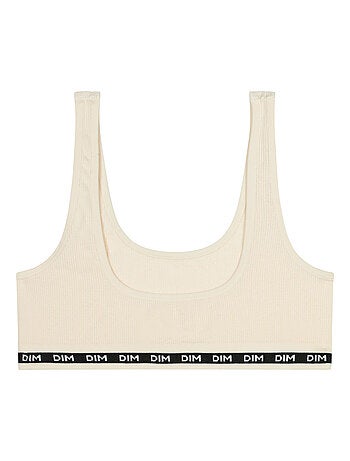 Brassière fille en tissu côtelé Icons Seamless