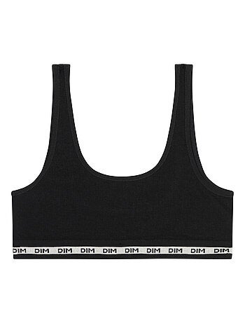 Brassière fille en tissu côtelé Icons Seamless