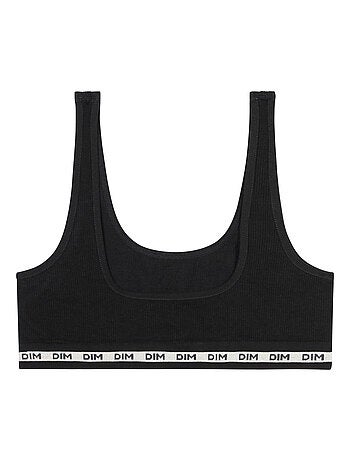 Brassière fille en tissu côtelé Icons Seamless