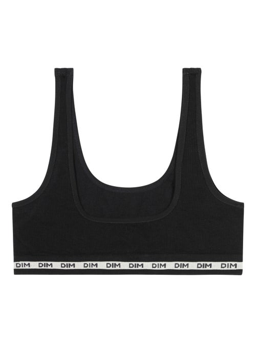 Brassière fille en tissu côtelé Icons Seamless - Kiabi