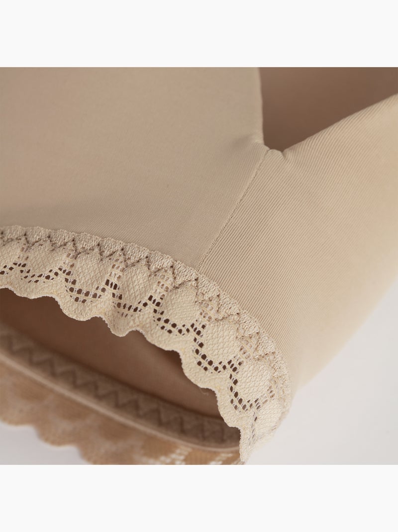 Brassière fille paddé sans armatures Daily Micro Beige - Kiabi