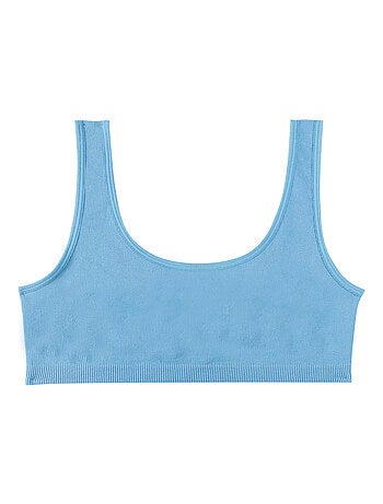 Brassière fille sans couture côtelée ATHENA