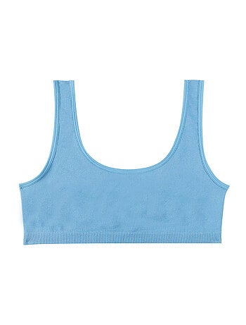 Brassière fille sans couture côtelée Athena