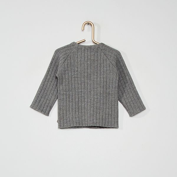 Brassiere La Manufacture De Layette En Laine Bebe Garcon Gris Kiabi 25 00