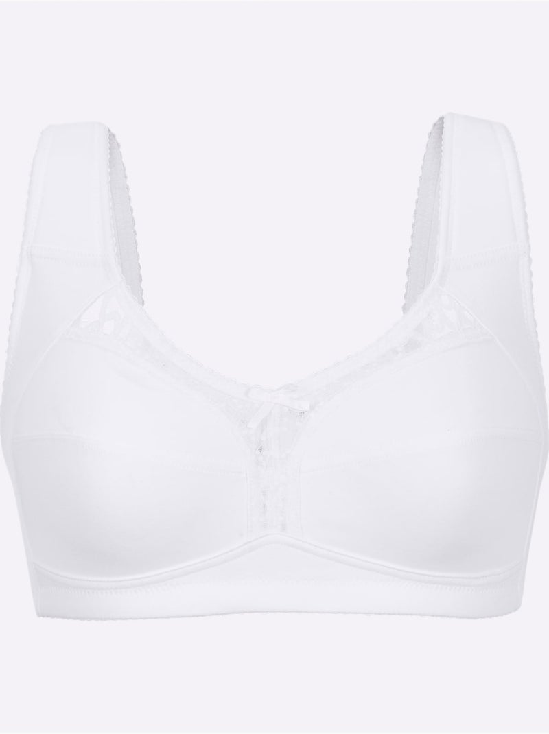 Brassière Large Sans Armatures - Witt Blanc - Kiabi