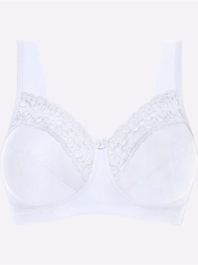 Brassière Large Sans Armatures - Witt Blanc - Kiabi
