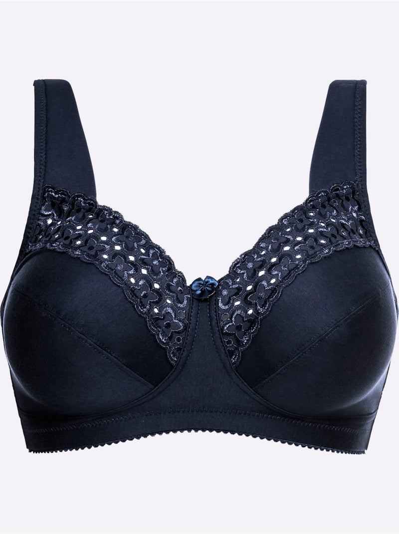 Brassière Large Sans Armatures - Witt Bleu marine - Kiabi