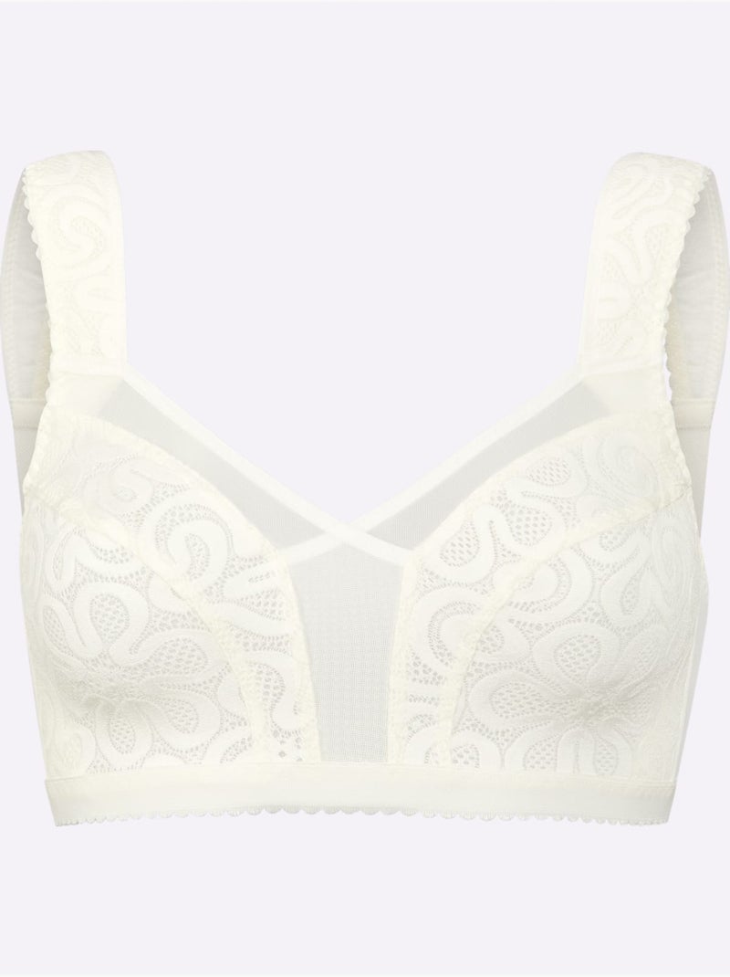 Brassière Large Sans Armatures - Witt Ecru - Kiabi